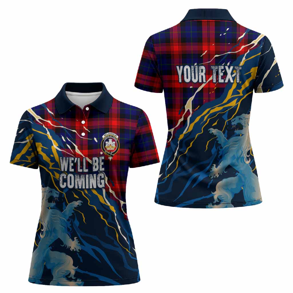 McLaughlin Scotland Tartan Women Polo Shirt WC2026 Football - We'll Be Coming