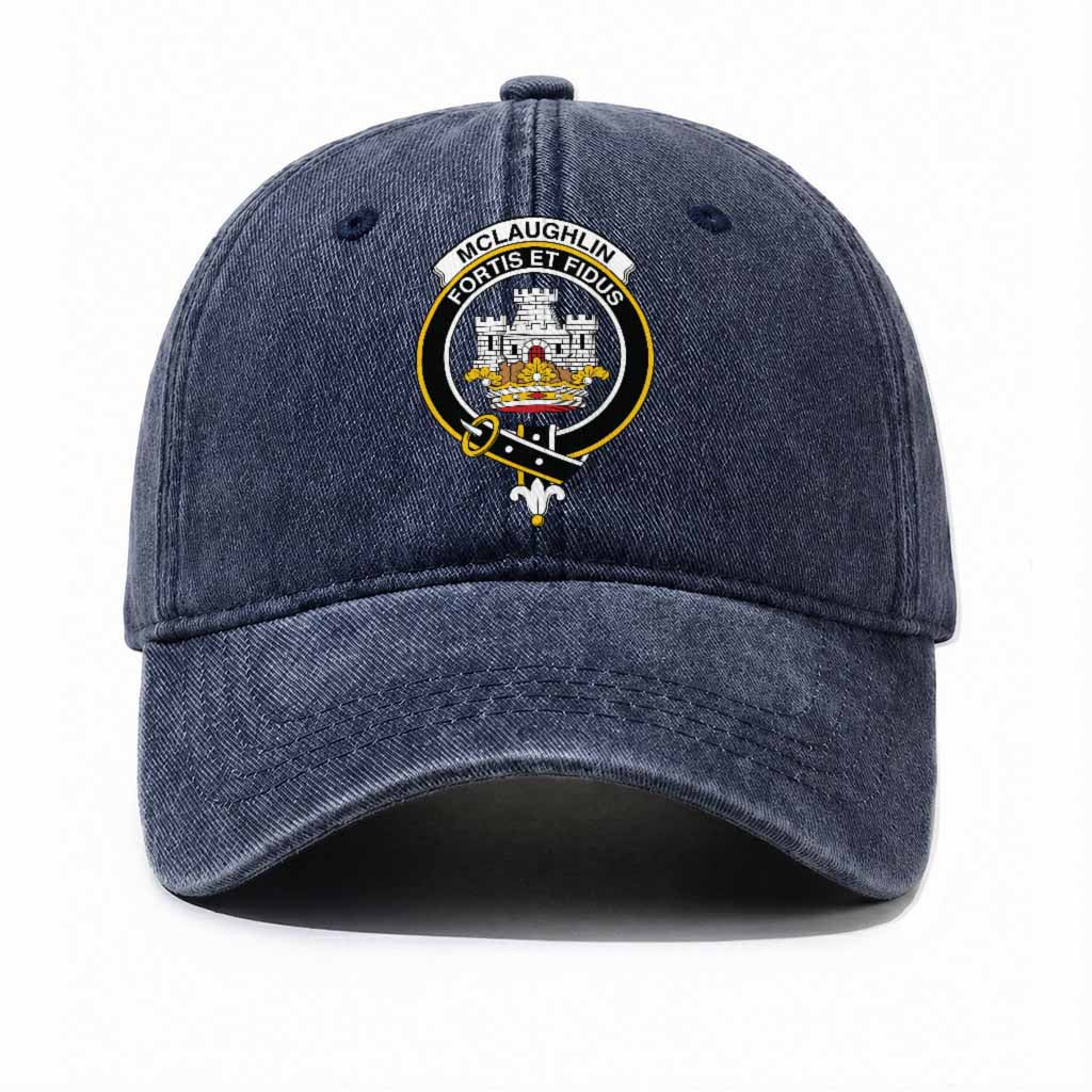 McLaughlin Scottish Clan Crest Washed Baseball Cap