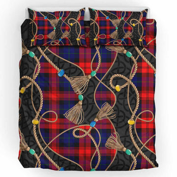 McLaughlin Scottish Tartan Twisted Ropes Stylized Bedding Set UK Bedding Set UK King 91*87 inch - Tartan Vibes Clothing