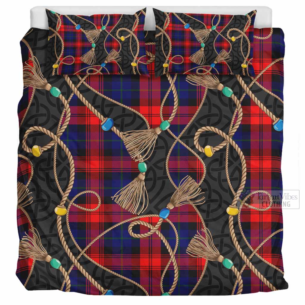 McLaughlin Scottish Tartan Twisted Ropes Stylized Bedding Set UK Bedding Set UK Super King 104*94 inch - Tartan Vibes Clothing
