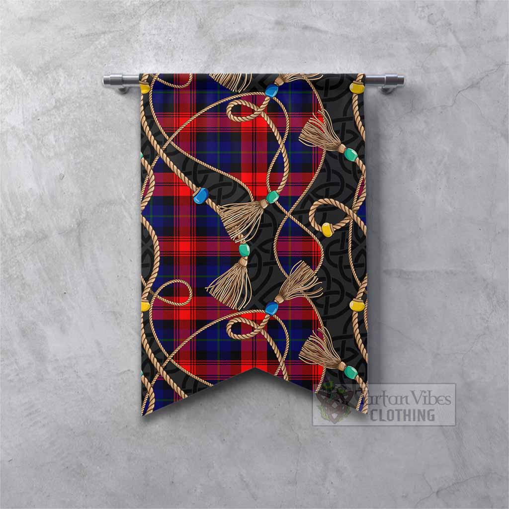 McLaughlin Scottish Tartan Twisted Ropes Stylized Gonfalon Fishtail - Tartan Vibes Clothing