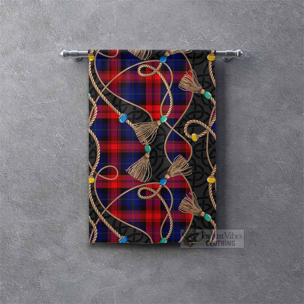 McLaughlin Scottish Tartan Twisted Ropes Stylized Gonfalon Rectangle - Tartan Vibes Clothing