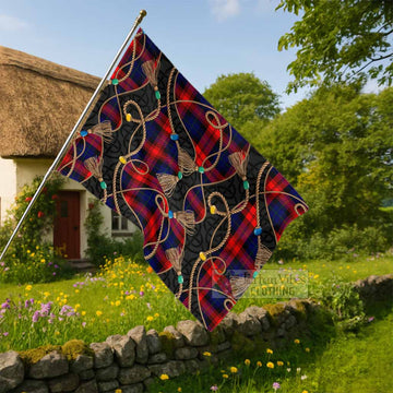 McLaughlin Scottish Tartan Twisted Ropes Stylized House Flag - Tartan Vibes Clothing