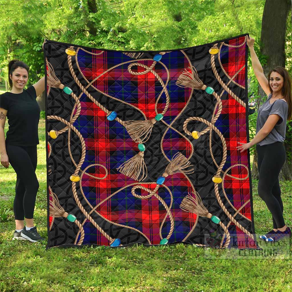 McLaughlin Scottish Tartan Twisted Ropes Stylized Premium Quilt - Tartan Vibes Clothing