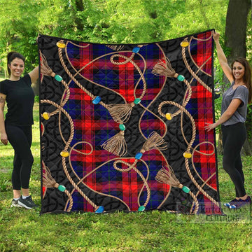 McLaughlin Scottish Tartan Twisted Ropes Stylized Premium Quilt - Tartan Vibes Clothing