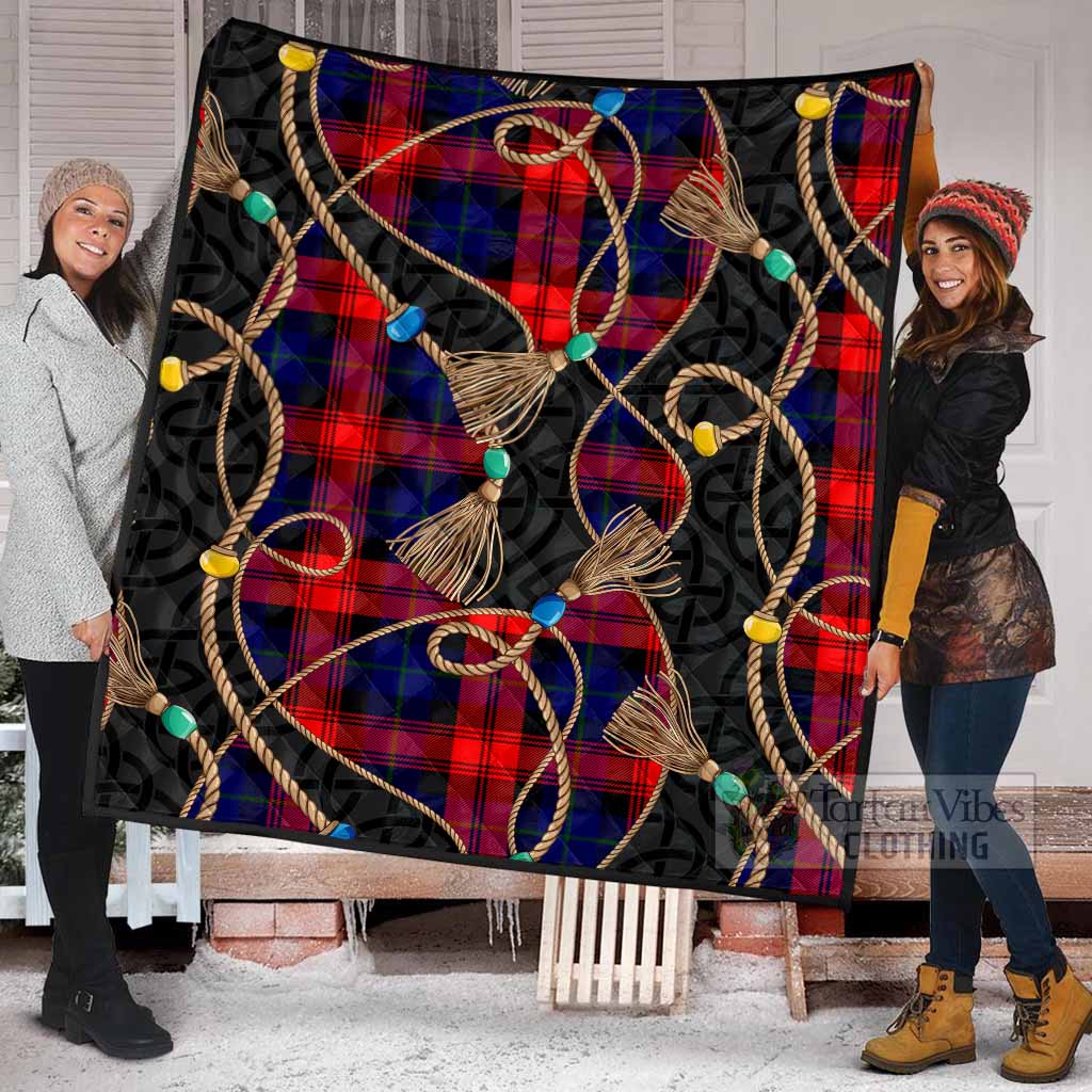 McLaughlin Scottish Tartan Twisted Ropes Stylized Premium Quilt - Tartan Vibes Clothing