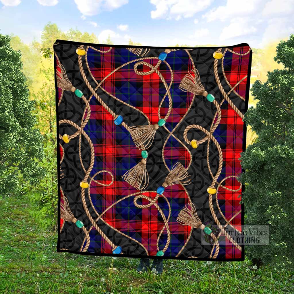 McLaughlin Scottish Tartan Twisted Ropes Stylized Premium Quilt - Tartan Vibes Clothing