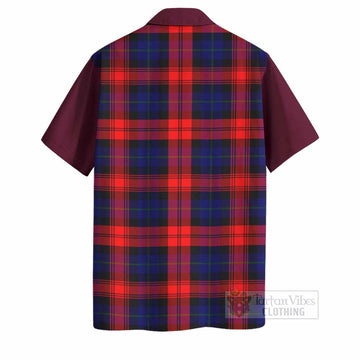 McLaughlin Tartan Accent Hawaiian Shirt with Family Crest
