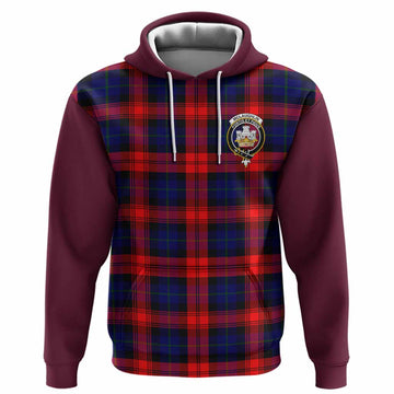 McLaughlin Tartan Accent Hoodie with Family Crest