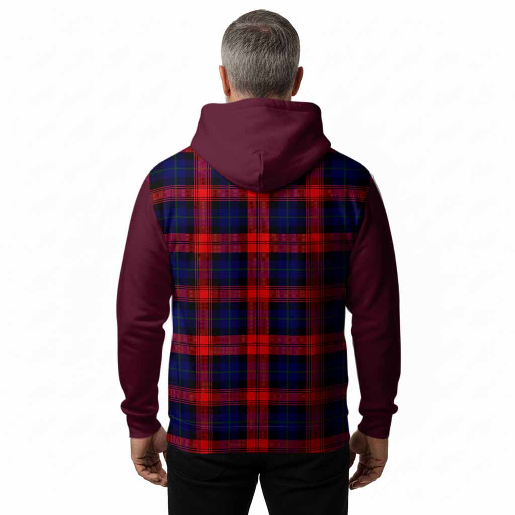 McLaughlin Tartan Accent Hoodie with Family Crest
