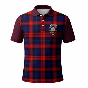 McLaughlin Tartan Accent Polo Shirt with Family Crest