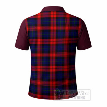 McLaughlin Tartan Accent Polo Shirt with Family Crest
