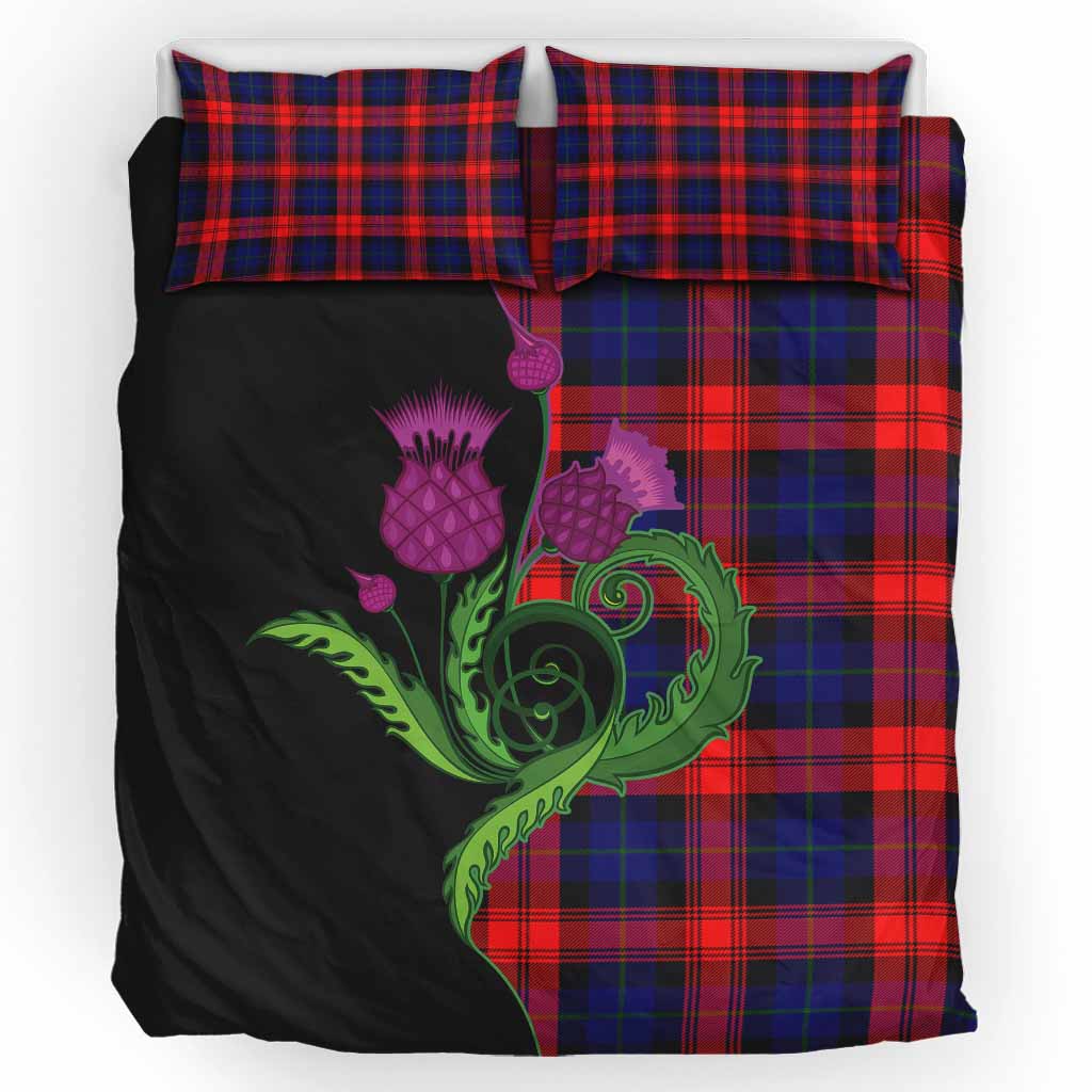 McLaughlin Tartan Bedding Set Traditional Scottish Thistle UK Bedding Set UK King 91*87 inch - Tartan Vibes Clothing