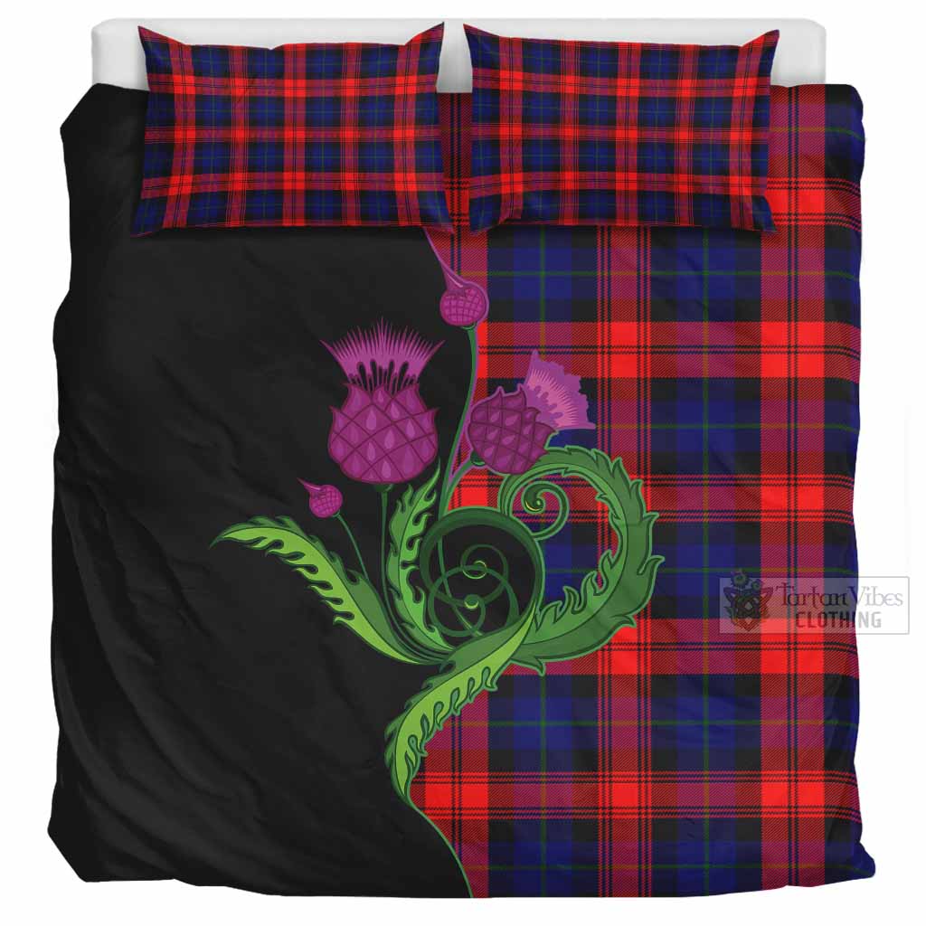 McLaughlin Tartan Bedding Set Traditional Scottish Thistle UK Bedding Set UK Super King 104*94 inch - Tartan Vibes Clothing