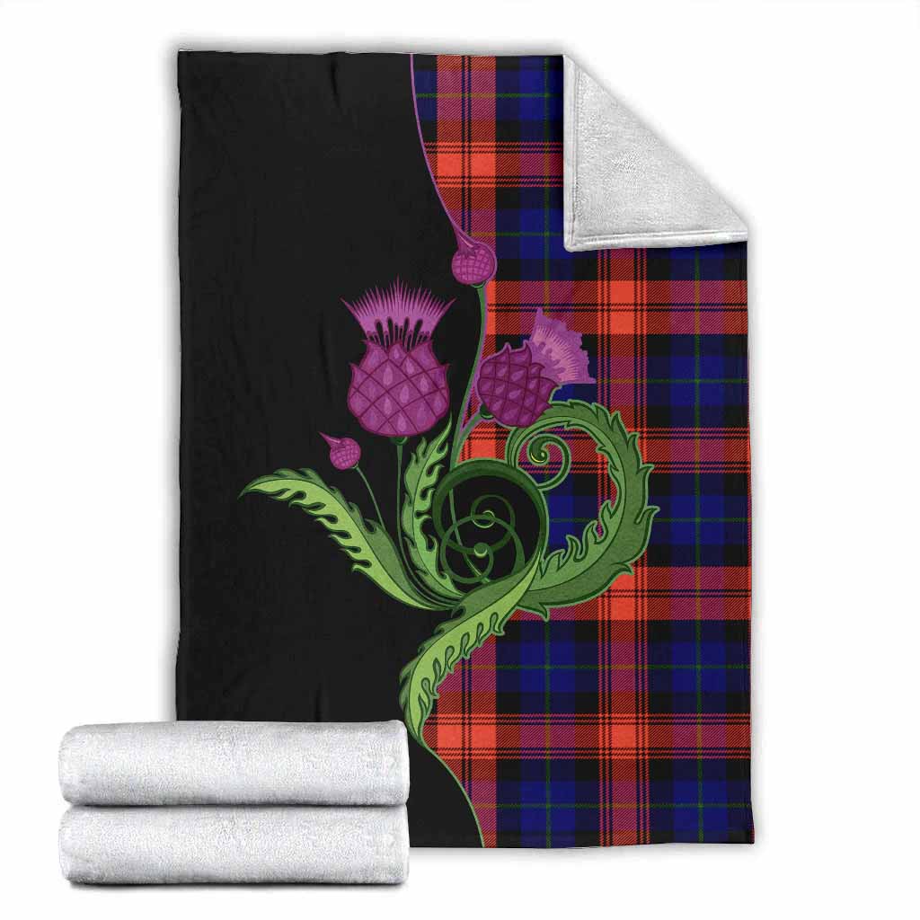 McLaughlin Tartan Blanket Traditional Scottish Thistle X-Large 59 x 79 inches 150 x 200 cm - Tartan Vibes Clothing