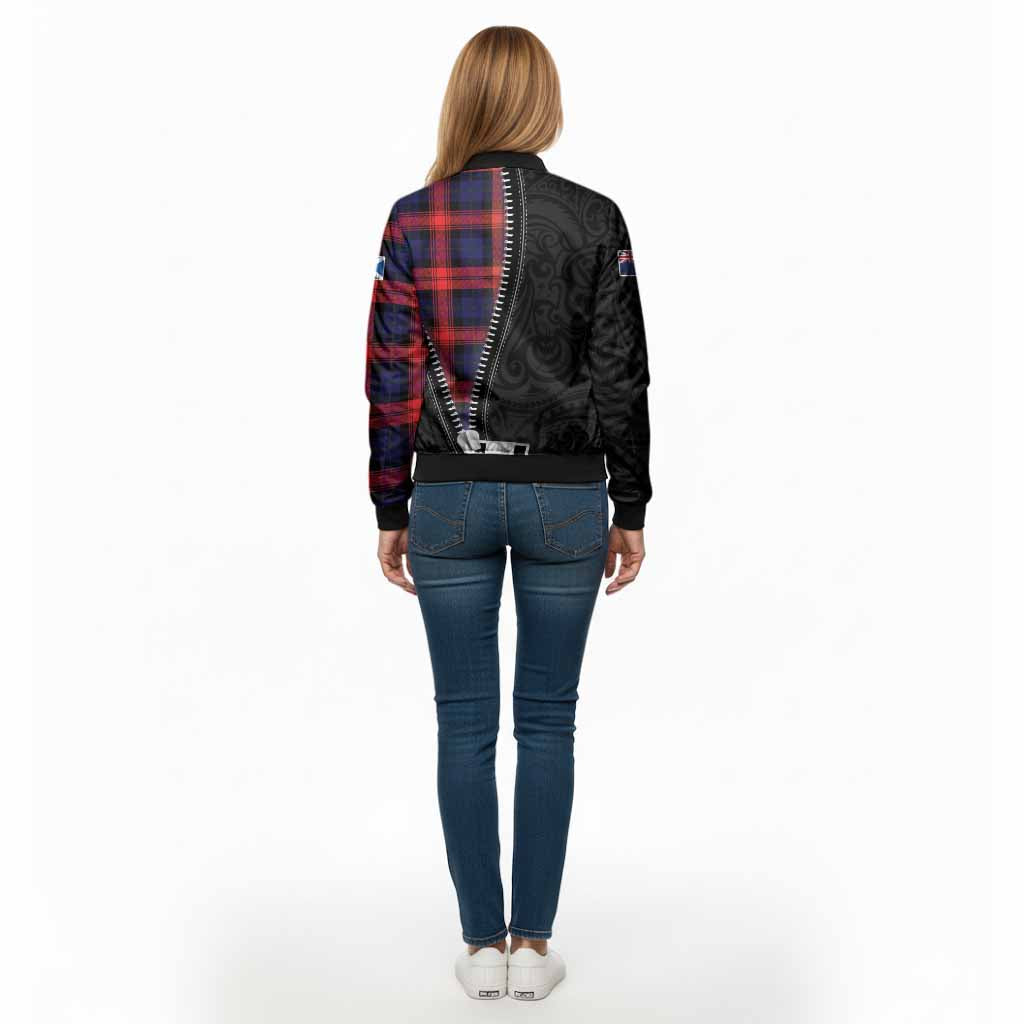 McLaughlin Tartan Bomber Jacket New Zealand Pattern Unique Zipper Stylized