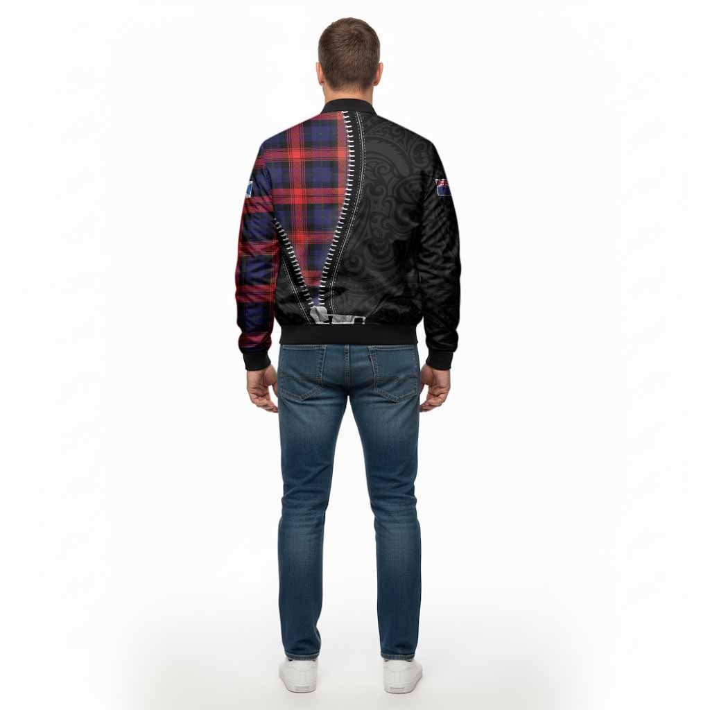 McLaughlin Tartan Bomber Jacket New Zealand Pattern Unique Zipper Stylized