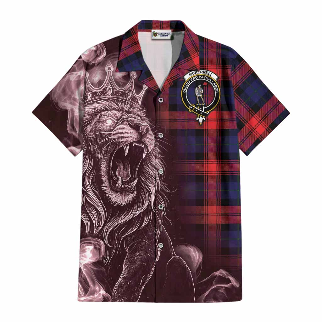 McLaughlin Tartan Cotton Hawaiian Shirt Roaring Lion Heritage