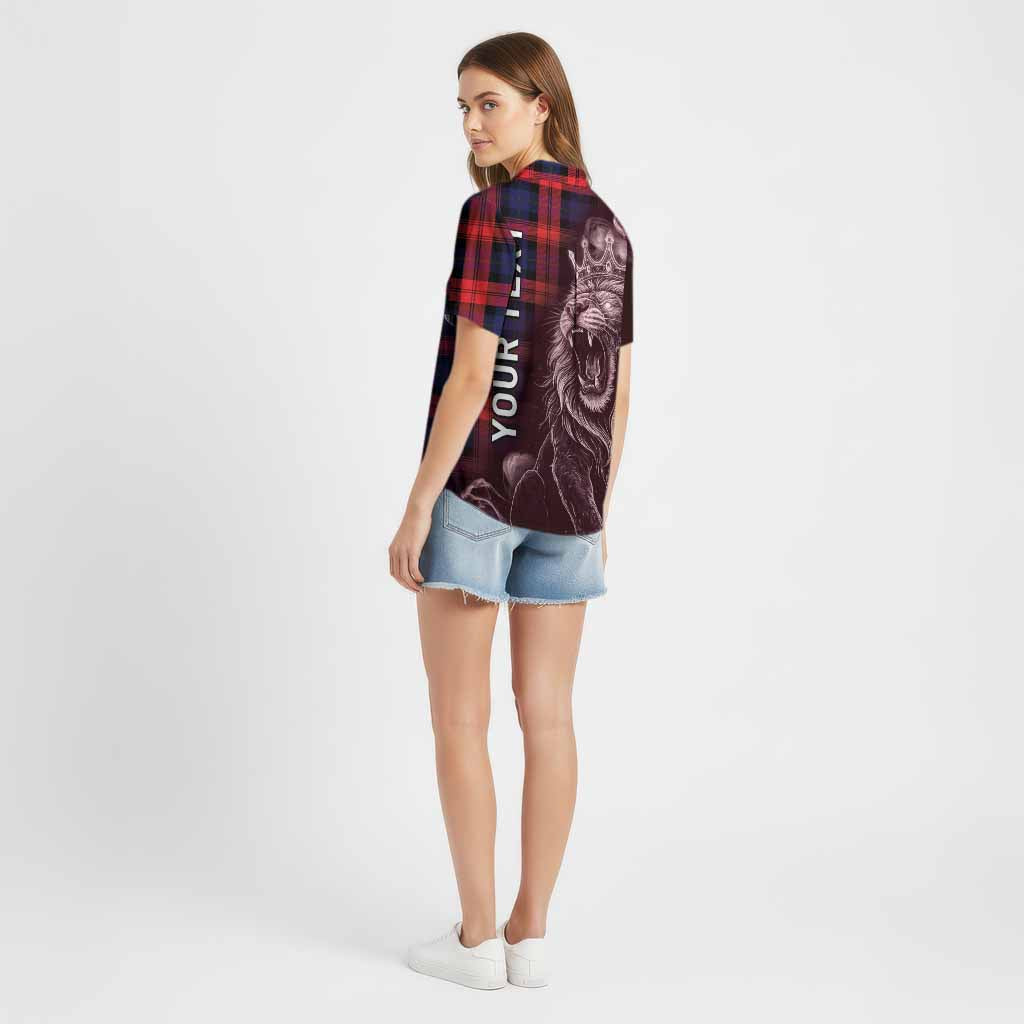 McLaughlin Tartan Cotton Hawaiian Shirt Roaring Lion Heritage