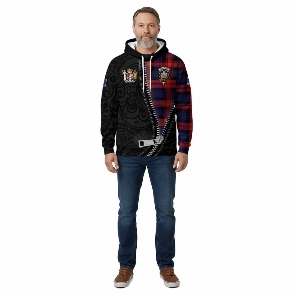 McLaughlin Tartan Cotton Hoodie New Zealand Pattern Unique Zipper Stylized