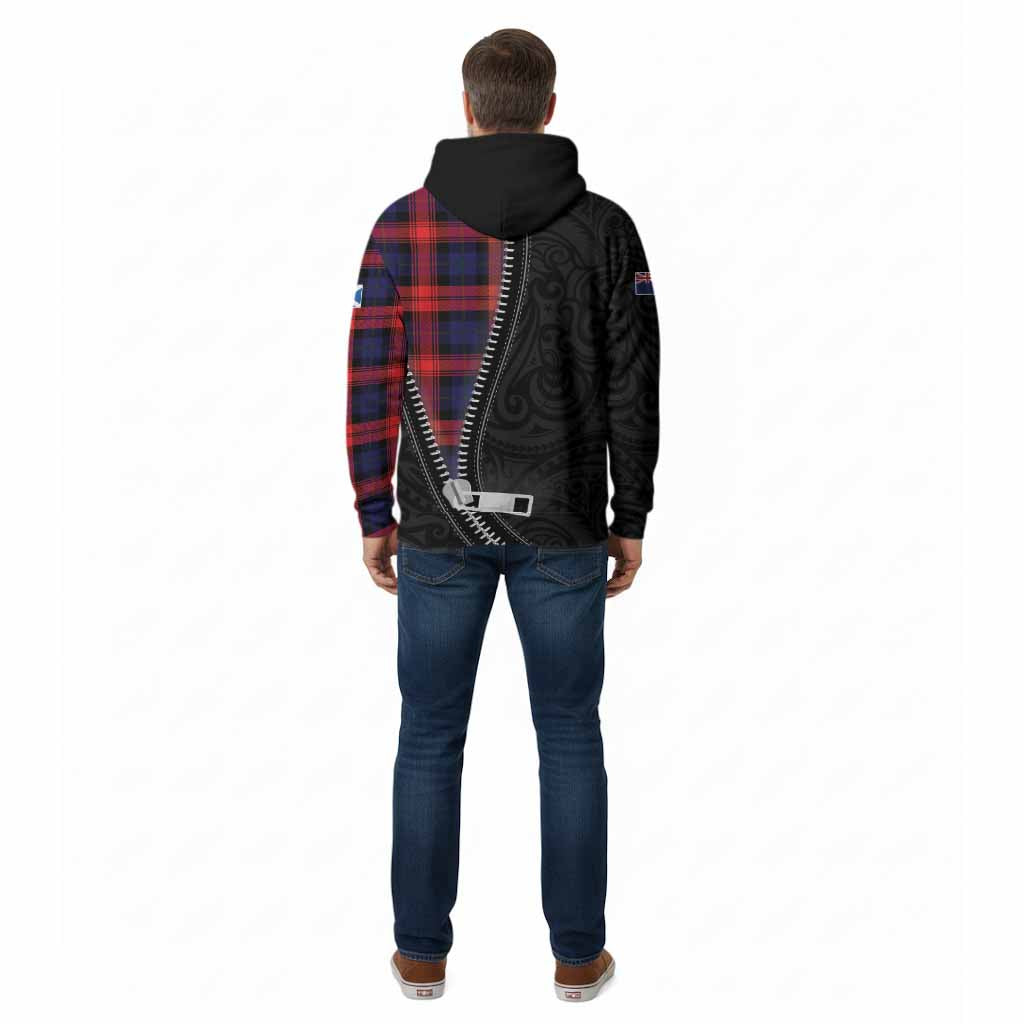 McLaughlin Tartan Cotton Hoodie New Zealand Pattern Unique Zipper Stylized