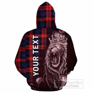 McLaughlin Tartan Cotton Hoodie Roaring Lion Heritage