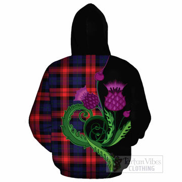 McLaughlin Tartan Cotton Hoodie Traditional Scottish Thistle