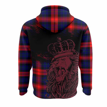 McLaughlin Tartan Crest Hoodie Crowned Lion Heritage Style
