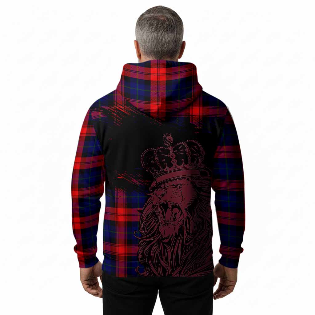 McLaughlin Tartan Crest Hoodie Crowned Lion Heritage Style