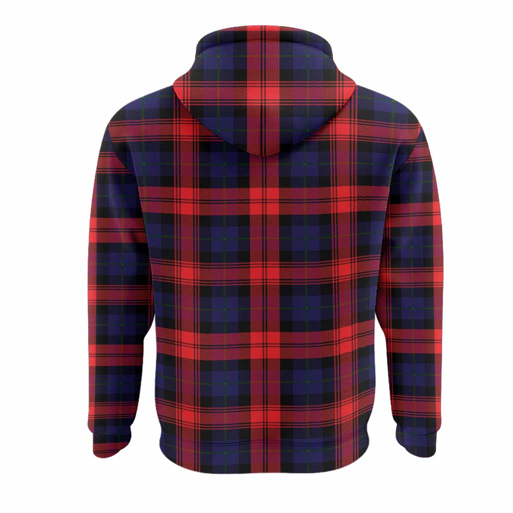 McLaughlin Tartan Crest Hoodie Ferocious Lion Style