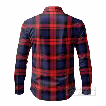McLaughlin Tartan Crest Long Sleeve Button Shirts Ferocious Lion Style