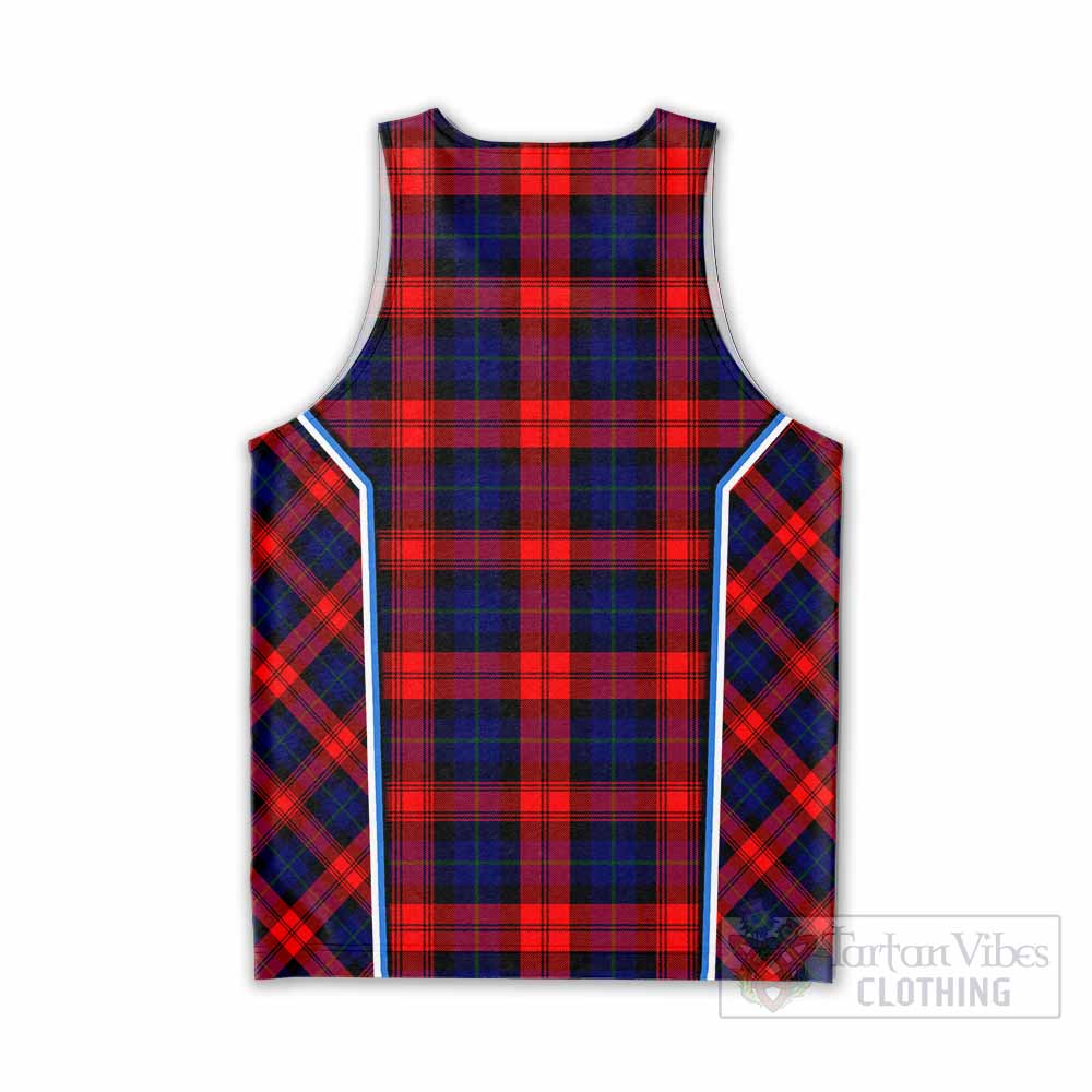 Mclaughlin Tartan Crest Men Tank Top Scotland Coat of Arm Flag Style - Tartan Vibes Clothing