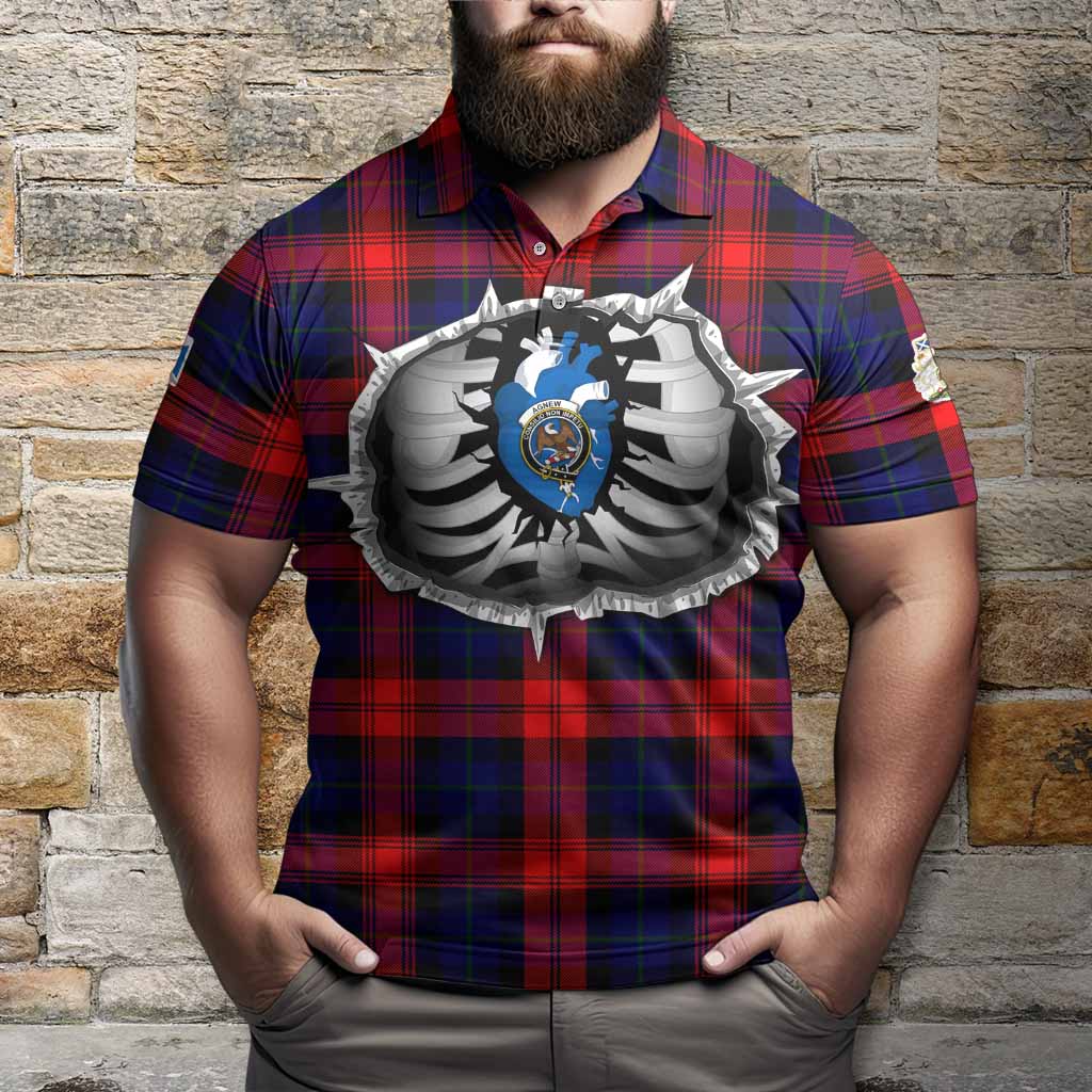 McLaughlin Tartan Crest Polo Shirt Scotland In My Veins