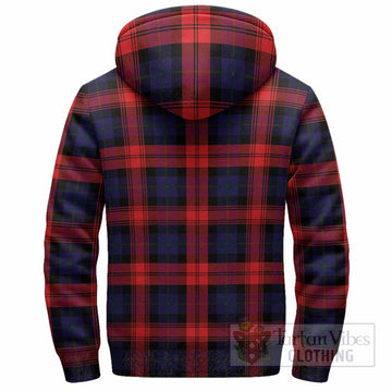 McLaughlin Tartan Crest Sherpa Hoodie Ferocious Lion Style