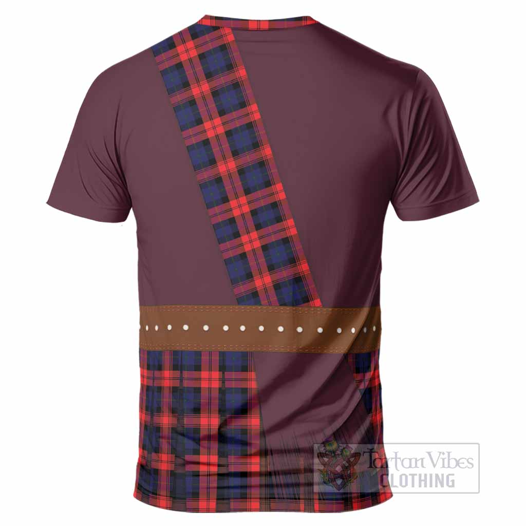 McLaughlin Tartan Crest T-Shirt Kilt Costume Style