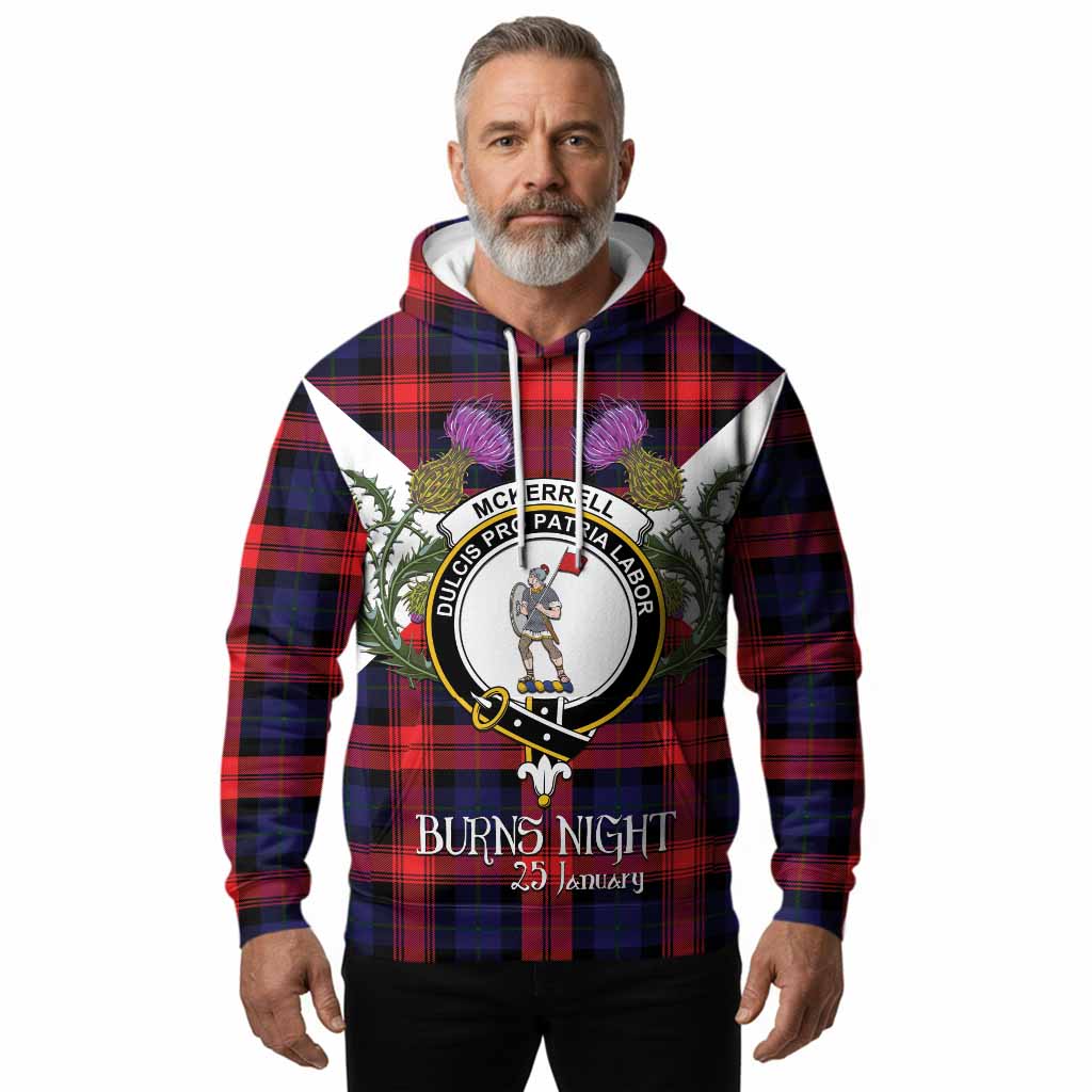 McLaughlin Tartan Family Crest Hoodie Scottish Burns Night Thistle Floral