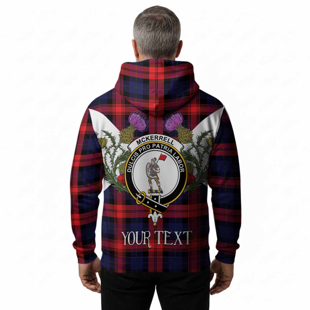 McLaughlin Tartan Family Crest Hoodie Scottish Burns Night Thistle Floral