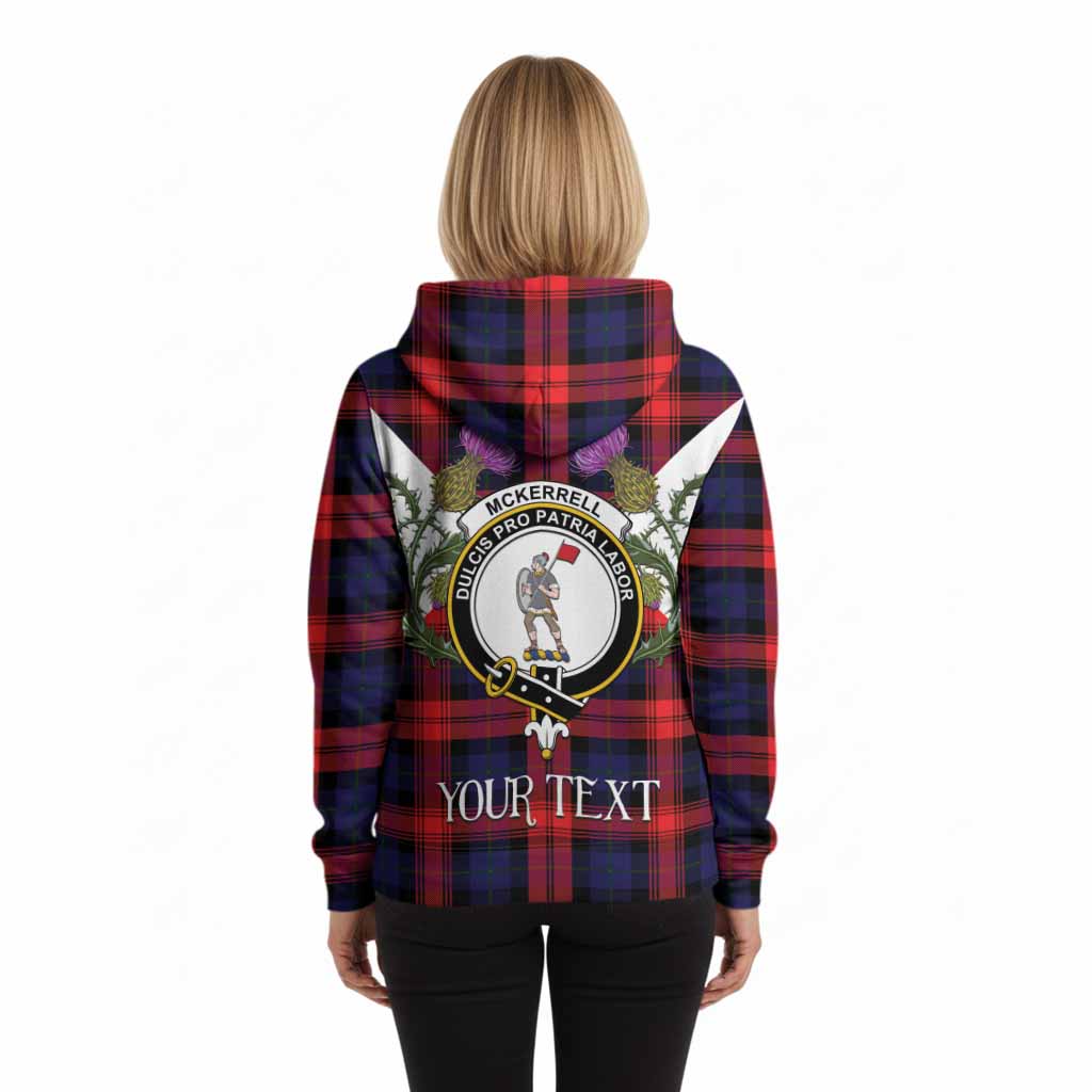 McLaughlin Tartan Family Crest Hoodie Scottish Burns Night Thistle Floral