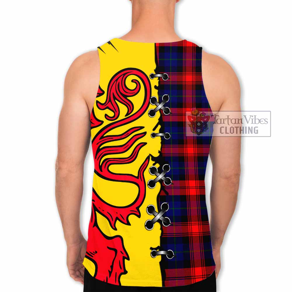 Mclaughlin Tartan Family Crest Men Tank Top Lion Rampant Honor - Tartan Vibes Clothing