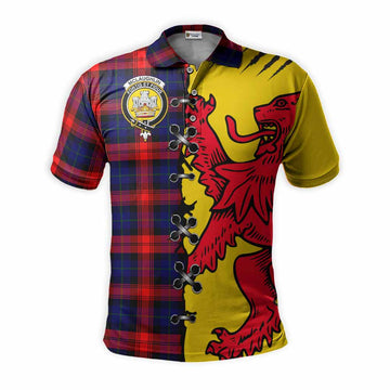 Mclaughlin Tartan Family Crest Polo Shirt Lion Rampant Honor - Tartan Vibes Clothing