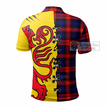 Mclaughlin Tartan Family Crest Polo Shirt Lion Rampant Honor - Tartan Vibes Clothing