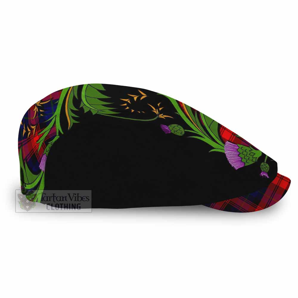 McLaughlin Tartan Flat Cap, Jeff Cap Scottish Thistle Pride Heritage Art - Tartan Vibes Clothing