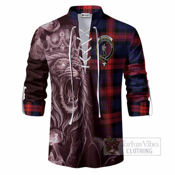 McLaughlin Tartan Ghillie Shirt Roaring Lion Heritage