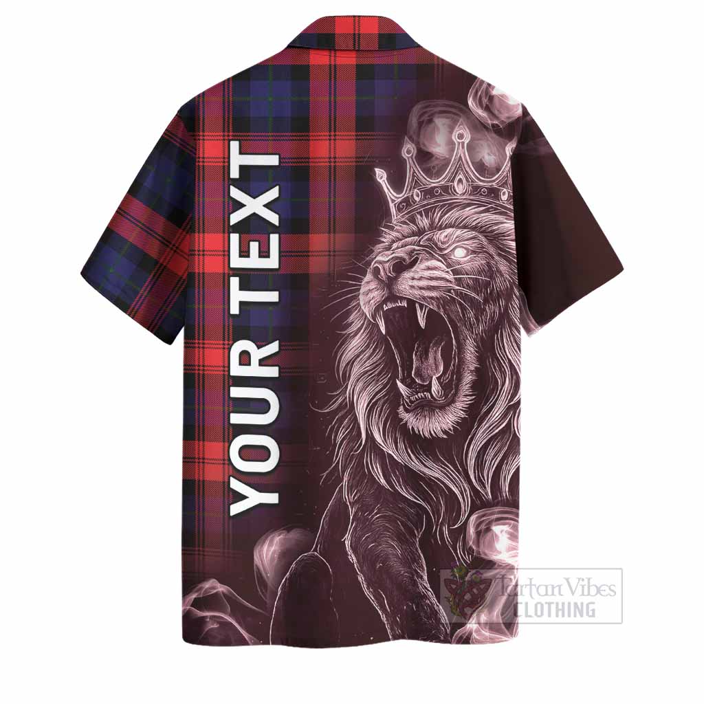 McLaughlin Tartan Hawaiian Shirt Roaring Lion Heritage