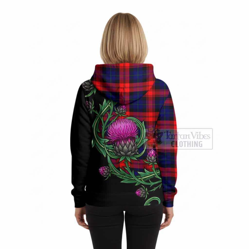 McLaughlin Tartan Hoodie Resilient Scottish Thistle