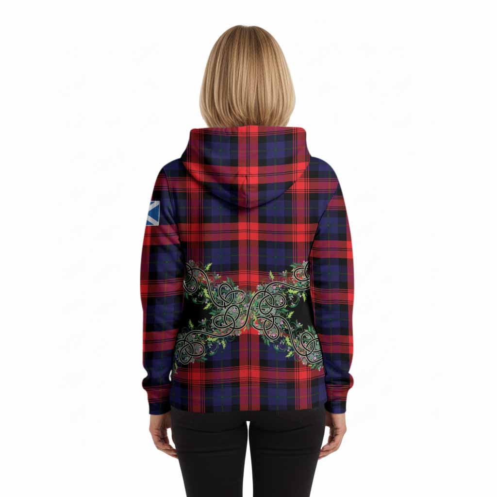 McLaughlin Tartan Hoodie Thistle Scottish Spirit