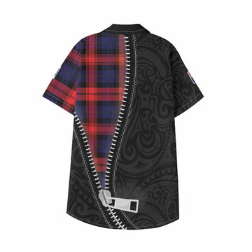 McLaughlin Tartan Kid Hawaiian Shirt New Zealand Pattern Unique Zipper Stylized