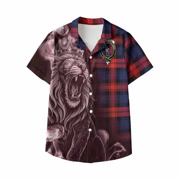 McLaughlin Tartan Kid Hawaiian Shirt Roaring Lion Heritage