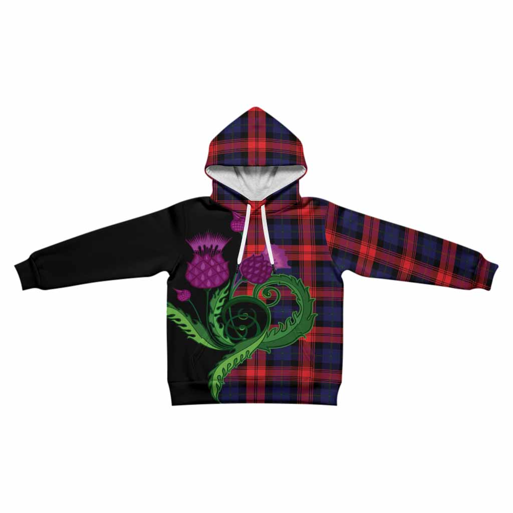 McLaughlin Tartan Kid Hoodie Traditional Scottish Thistle