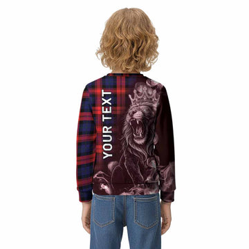 McLaughlin Tartan Kid Knitted Sweatshirt Roaring Lion Heritage
